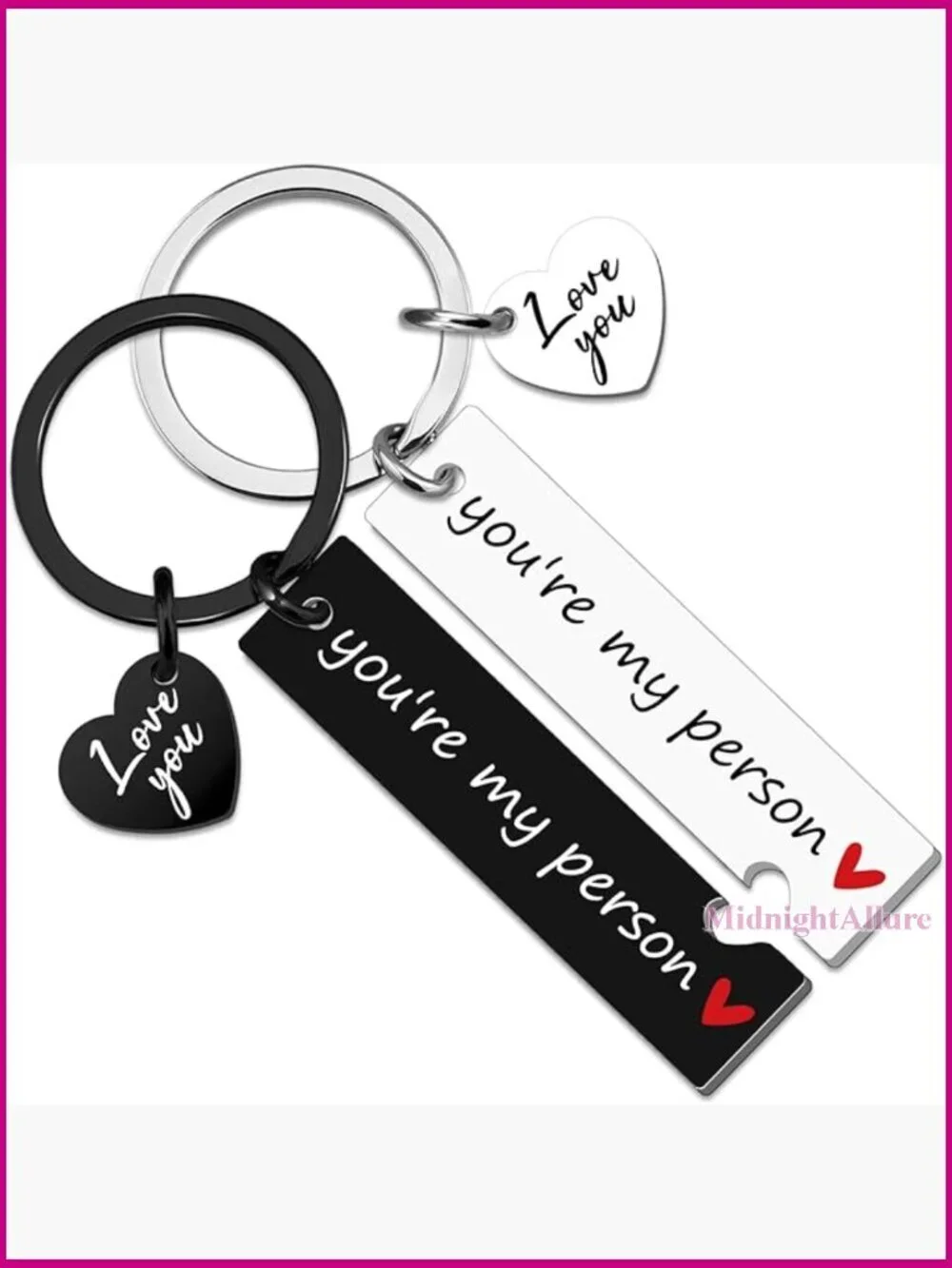 Couple Matching Keychains You're My Person His Hers Gifts